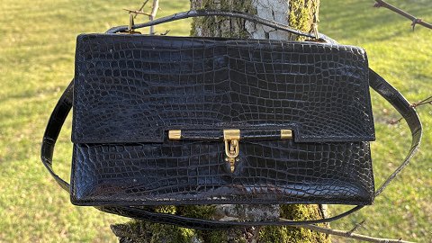 Hermès krokodilleskinds taske "Palonnier"