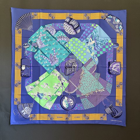 Hermès silketørklæde.