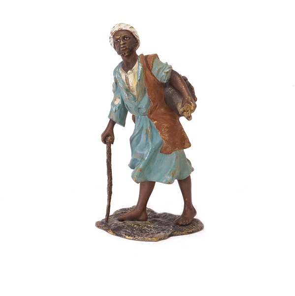 Franz Bergmann wienerbronze i form af vandbærer. Stemplet. H: 11,5cm